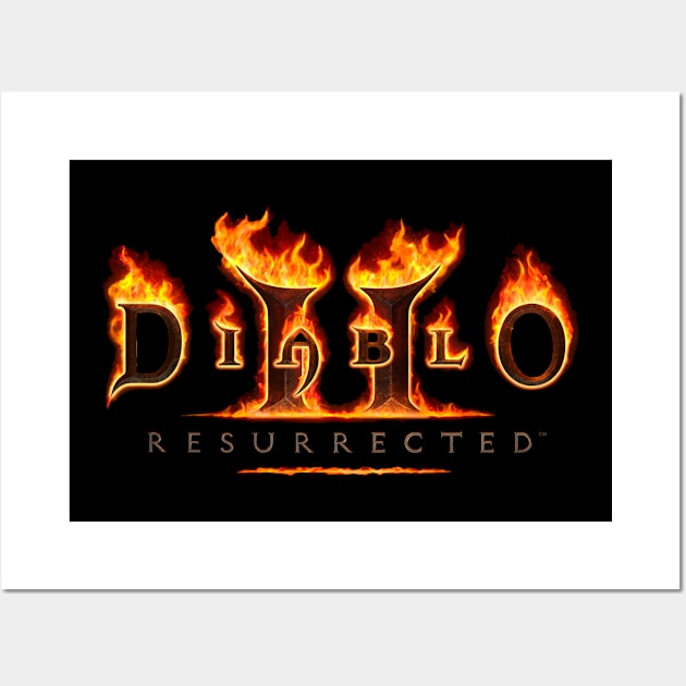 Diablo IV Wall Art by shadowNprints